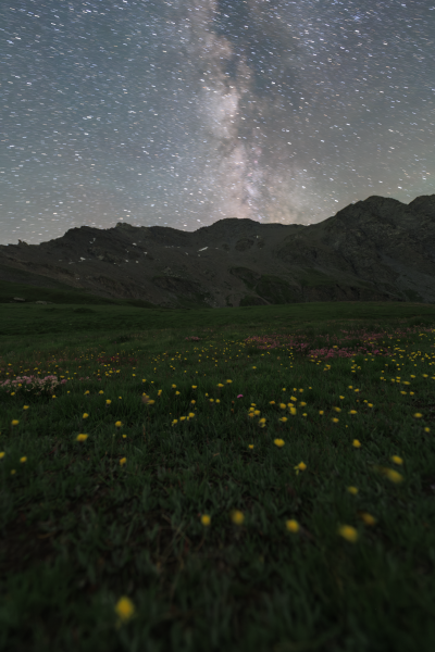 Voie Lactée, Col Agnel, Molines-en-Queyras, France